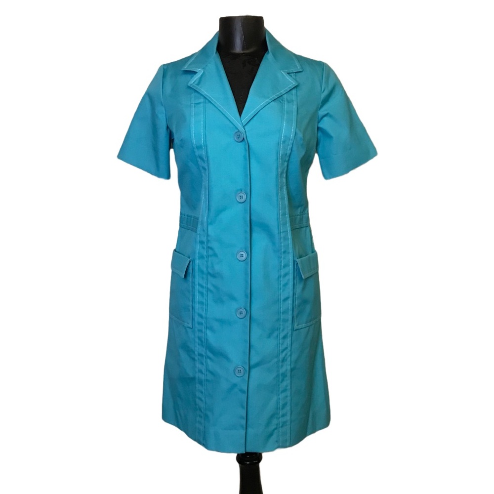 Retro Vintage Mod 60s Buttondown Dress